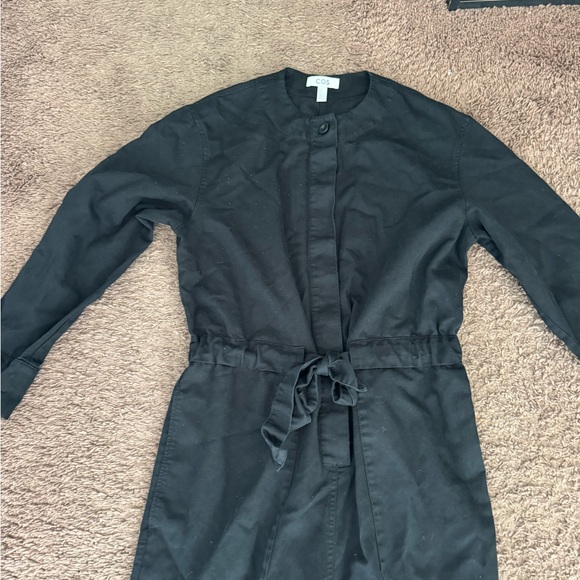COS Black Long Sleeve Belted Jumpsuit Oversized Size XS - Picture 4 of 12